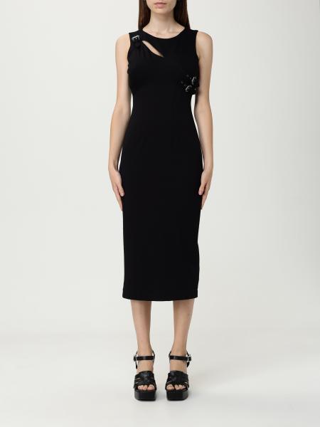 【VERSACE JEANS COUTURE】トップス レディース★送関込み VERSACE JEANS COUTURE | Black Women's Top | YOOX