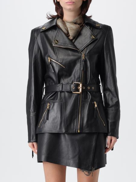 ELISABETTA FRANCHI 24 ORE テーラードジャケットブラック ELISABETTA FRANCHI Women's jacket Git8546e2 110 Black