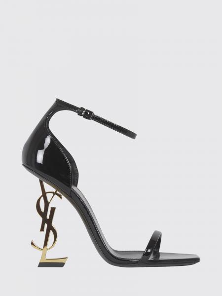 Saint Laurent Opyum Patent Leather Sandals