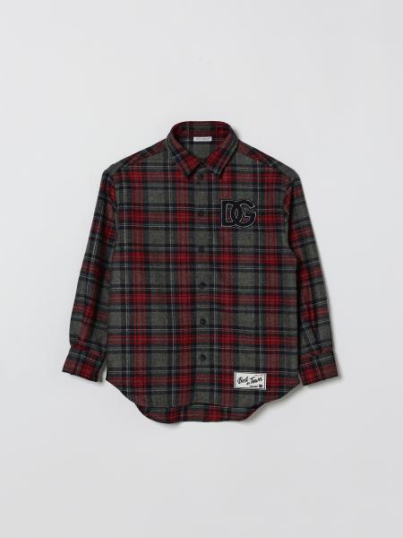 Dolce & Gabbana Check Wool Blend Shirt