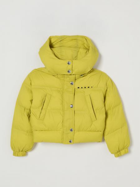 Piumino con cappuccio in nylon Marni