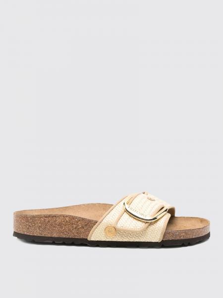 Sandalo Madrid Big Buckle Birkenstock in rafia