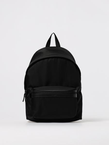 Sac à dos en nylon et cuir Saint Laurent