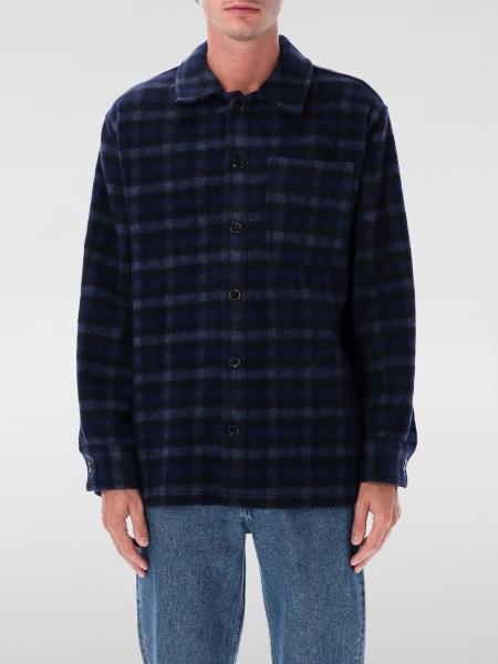 Overshirt A.P.C. in misto lana check