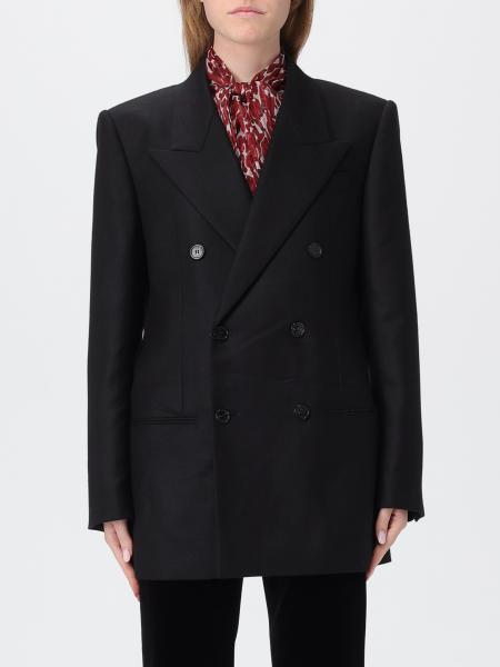 Saint Laurent 双排扣羊绒西装外套