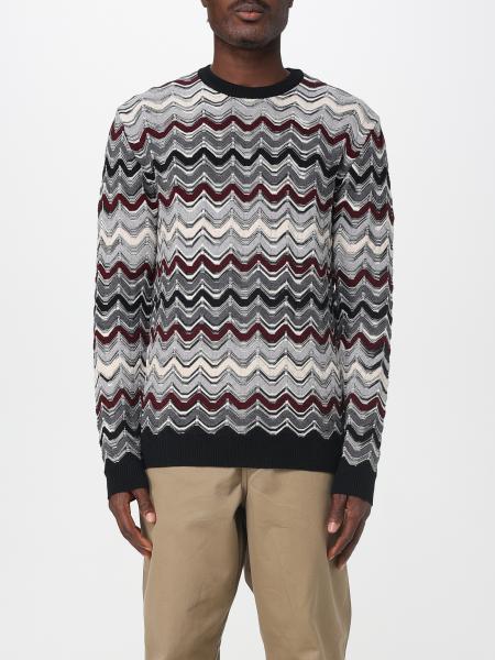 Maglia a girocollo in lana a zig zag Missoni