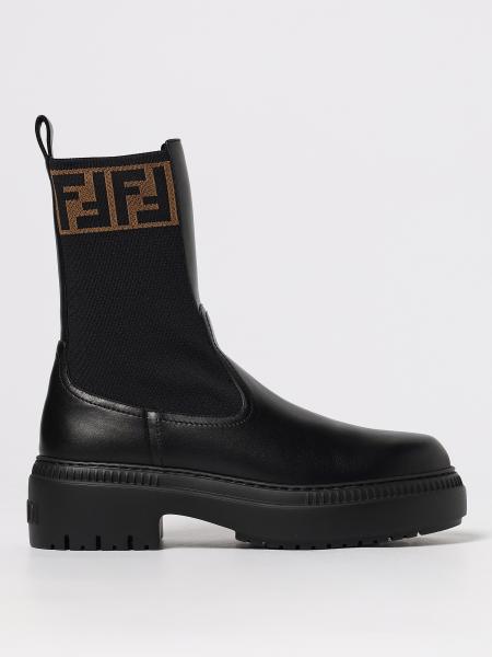 Flache stiefeletten damen Fendi