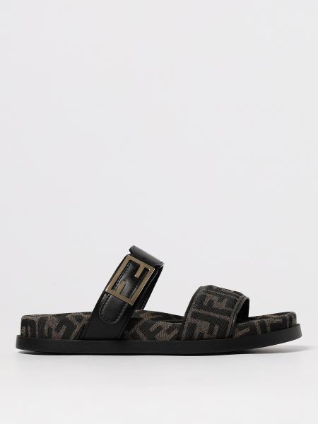 Flache sandalen damen Fendi
