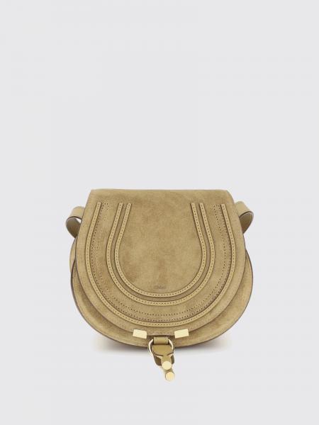Borsa Marcie Small Saddle in suede Chloé