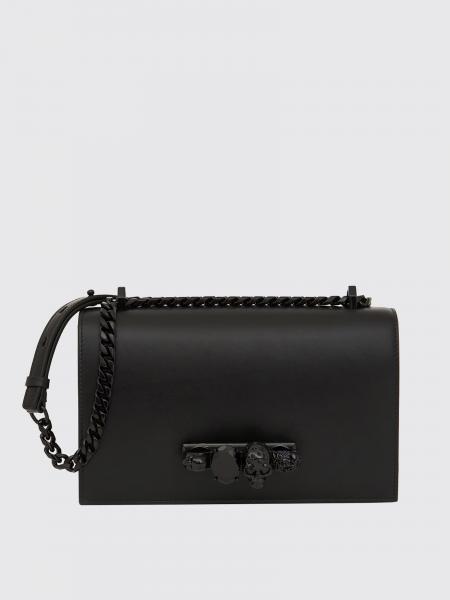 Borsa Jewelled McQueen in pelle