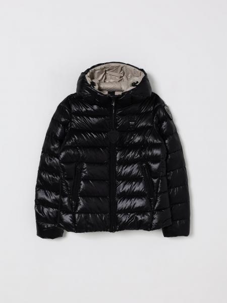 Piumino con cappuccio Blauer in nylon trapuntato