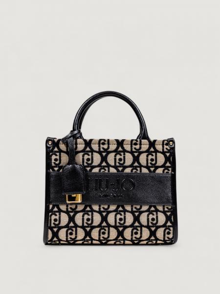 Borsa a mano logata Liu Jo in jacquard
