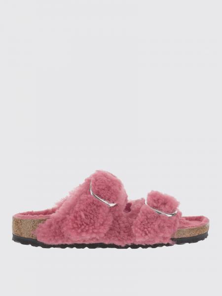 Sandalo Arizona Big Buckle Teddy Birkenstock in shearling