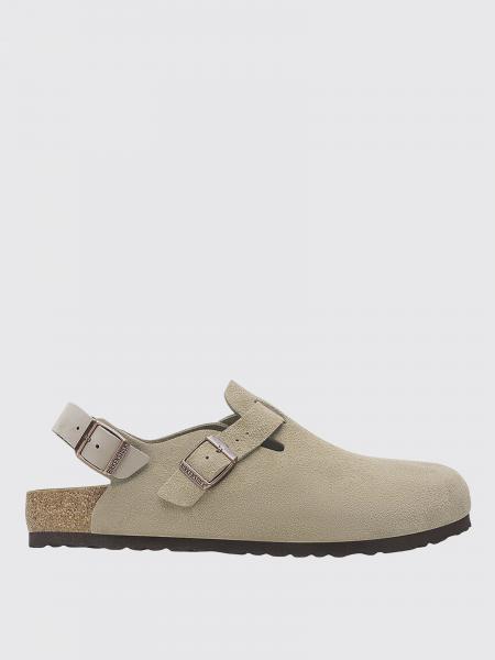 Sabot Tokio Birkenstock in camoscio
