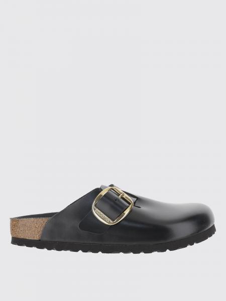 Sabot Boston Big Buckle Birkenstock in pelle spazzolata