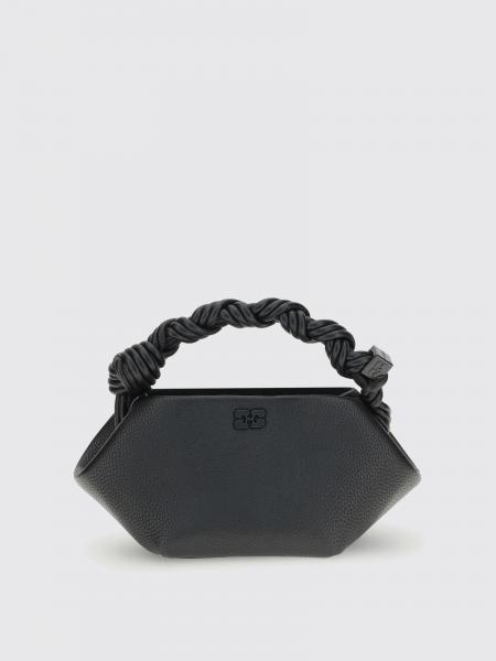 Borsa a mano Bou in pelle a grana Ganni