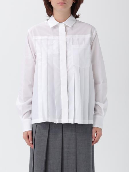 Camicia plissettata Semicouture in cotone