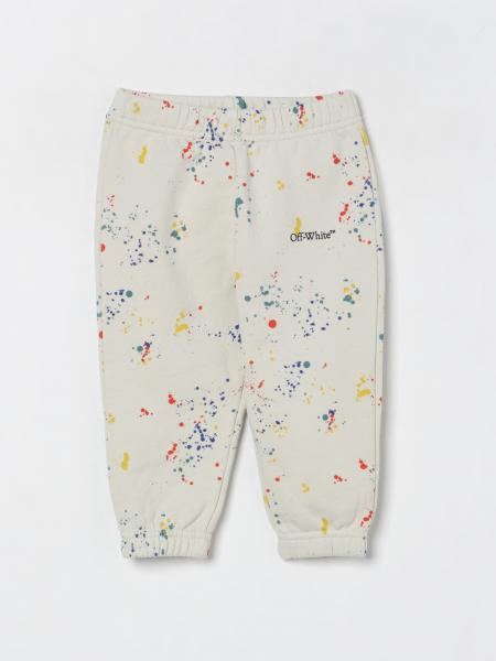 Pantalone in cotone stampato Off-white Kids