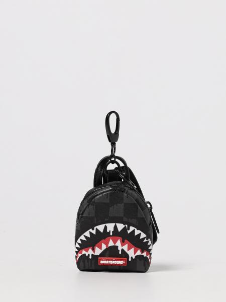 Portachiavi Sprayground in cotone spalmato saffiano