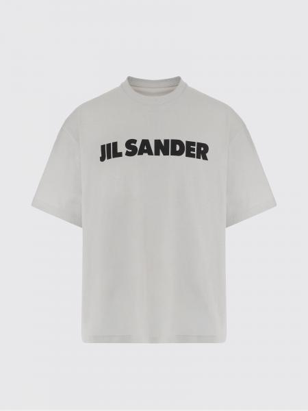 T-shirt in cotone con logo Jil Sander