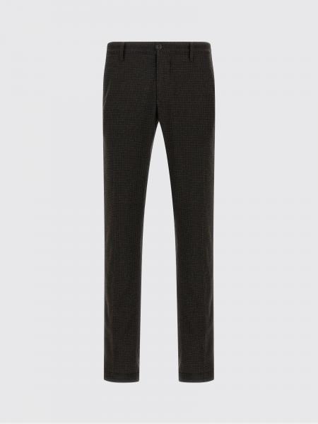 Pantalona quadri in lana Incotex