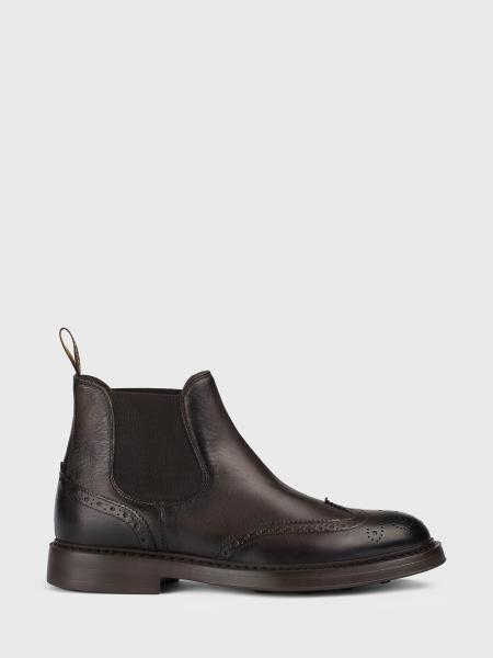 Bottines Beatles en cuir à motif brogue Doucal's
