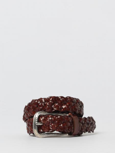 Cintura Brunello Cucinelli in pelle intrecciata