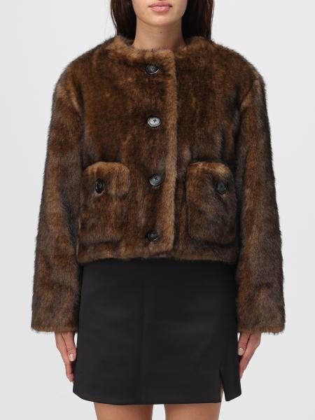 Fur coat woman Marc Jacobs