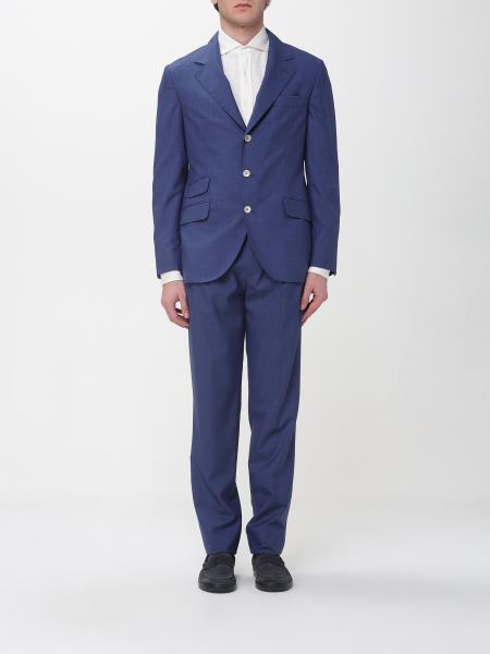 Brunello Cucinelli Single-Breasted Linen Blend Suit
