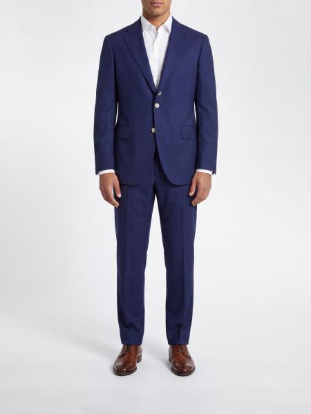 Brunello Cucinelli Single-Breasted Linen Blend Suit