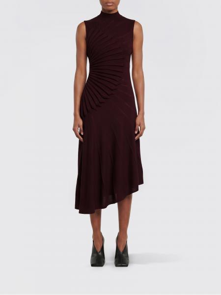 Vestido midi de lana virgen Alaïa
