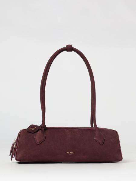 Le Teckel Medium Tasche aus gehämmertem Nubuk Alaïa