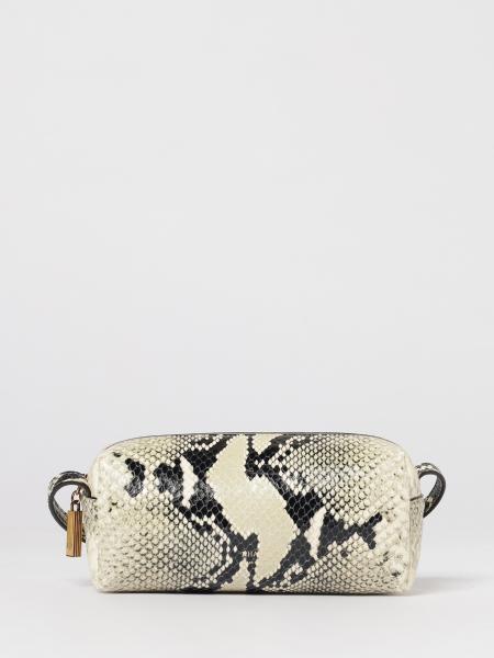Khaite Mini Kye Python Print Leather Bag
