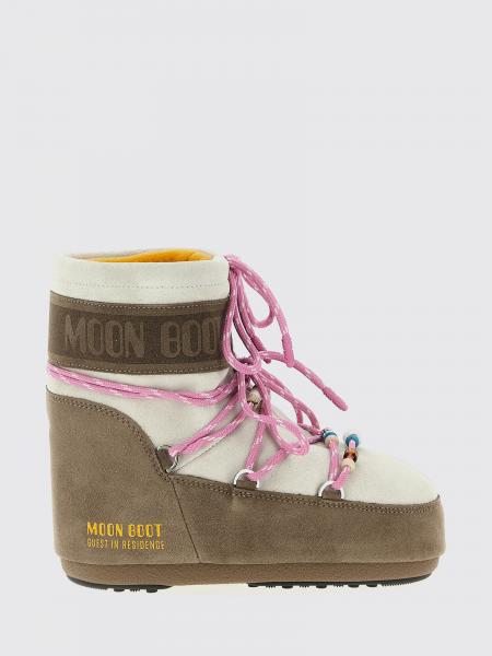 Icon Low Midnight Guest In Residence x Moon Boot Suede Ankle Boots