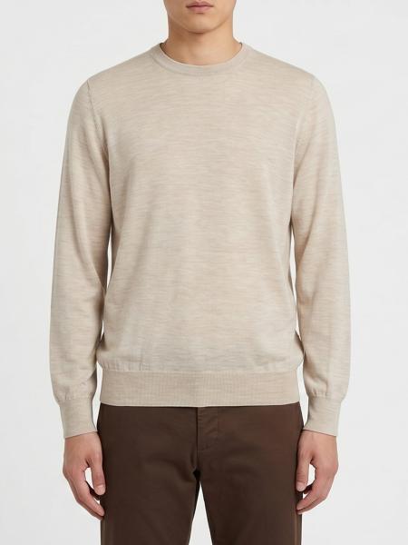 Pull col rond en laine et cachemire Brunello Cucinelli