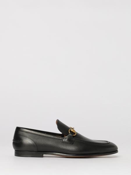 Gucci Jordaan Leather Loafers with Horsebit Detail
