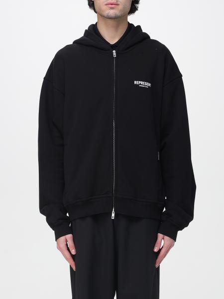 Sudadera con capucha Represent de algodón con logo