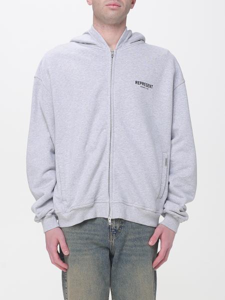 Sudadera con capucha Represent de algodón con logo