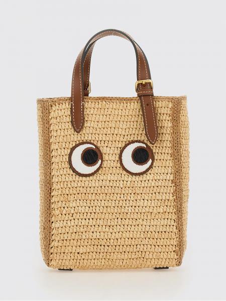 Eyes Mini Raffia Bag Anya Hindmarch