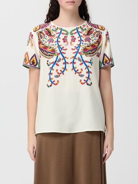 Silk T-Shirts with Paisley Print Etro