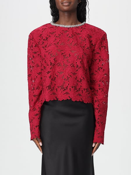 Self-Portrait Macramé Top
