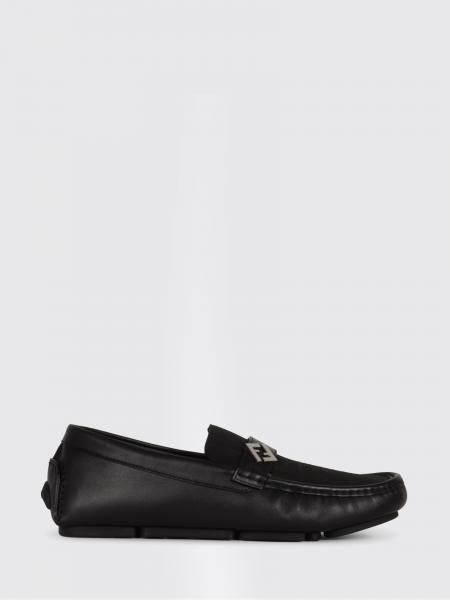 FF Leather Loafers Fendi
