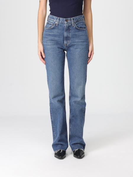 Slim Fit Cotton Denim Jeans Agolde
