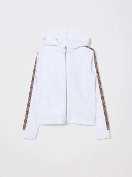 Stretch Cotton Hoodie Burberry