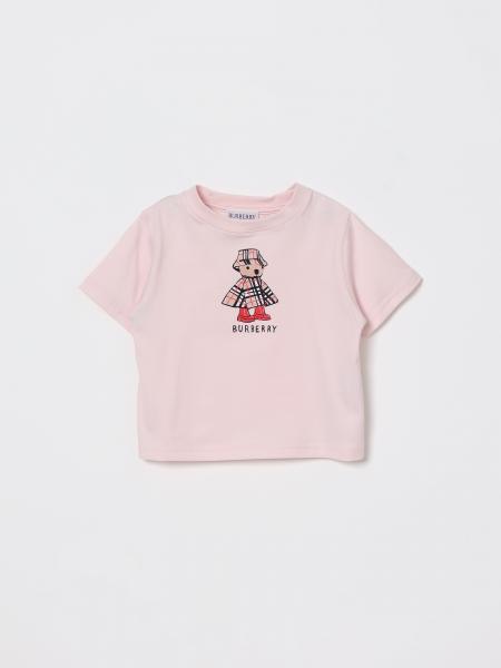 Cotton T-Shirt with Logo Burberry