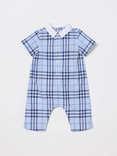 Cotton Check Jumpsuit Burberry