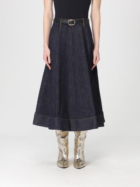 Midi denim skirt Self-Portrait