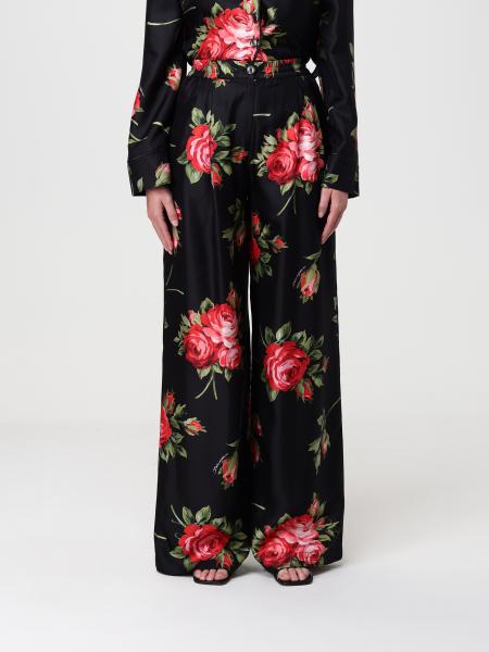 Pantalones palazzo de sarga Dolce & Gabbana