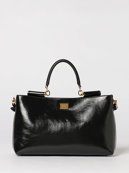 Vittoria Polished Leather Bag Dolce & Gabbana