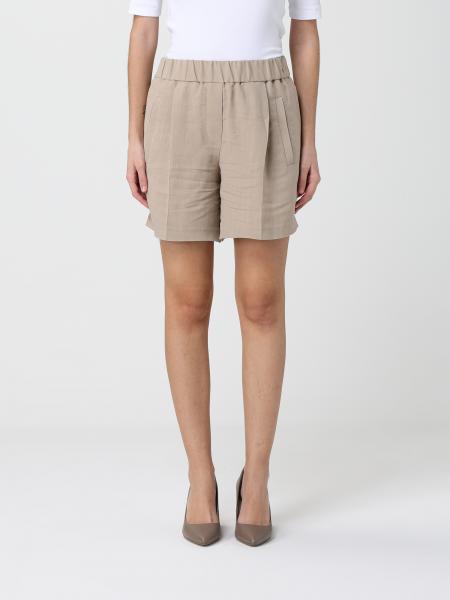 Linen Blend Shorts Brunello Cucinelli
